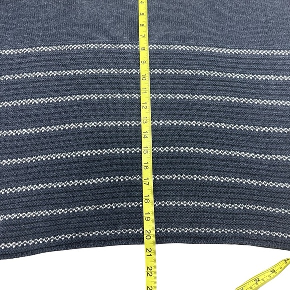 PrAna Phono Sweater Wool Blend Boat Neck Drop Shoulder Oversized Nautical XL - Picture 10 of 12